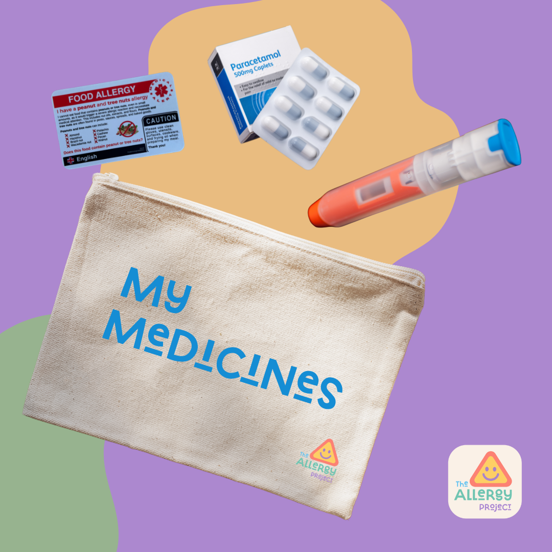 Allergy and Medicine Essential Supplies Bag