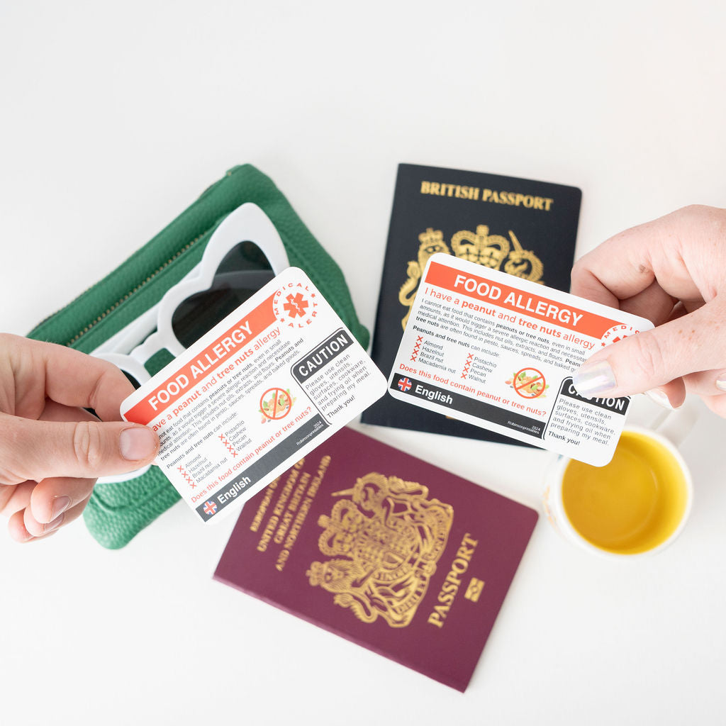 Peanut & Tree Nut Allergy Travel Card (Digital) - Translation in Korean