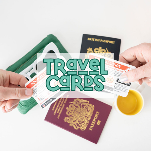 allergy travel cards