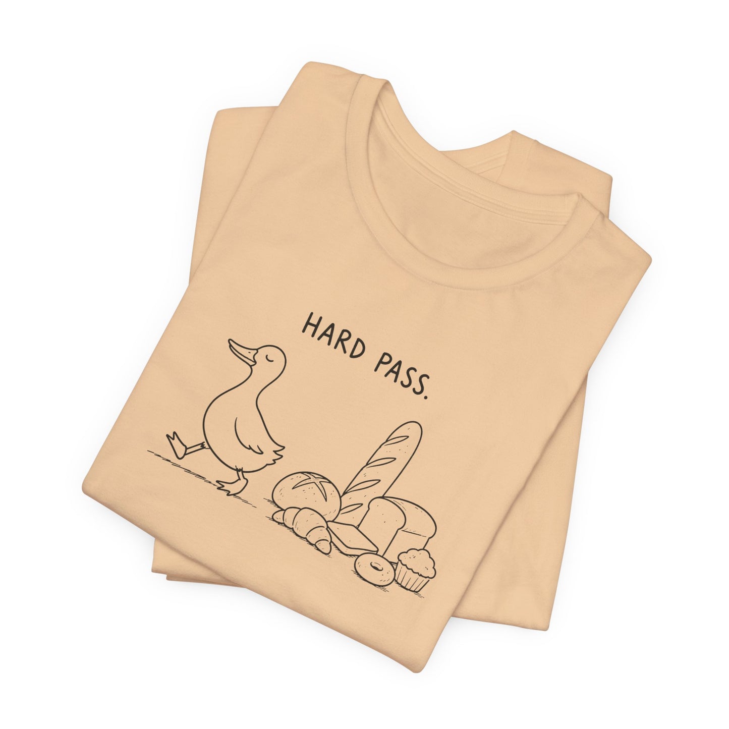 Hard Pass Duck Tee — Gluten-Free / Anti-Bread Graphic T‑Shirt