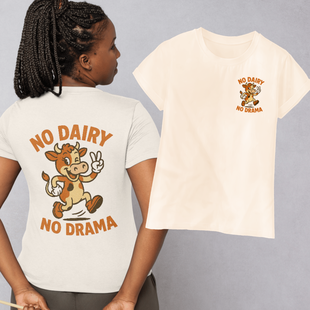 No dairy, no drama milk allergy tshirt