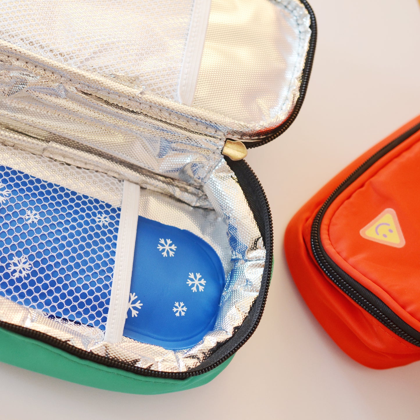 Insulated allergy Medical bag with ice pack
