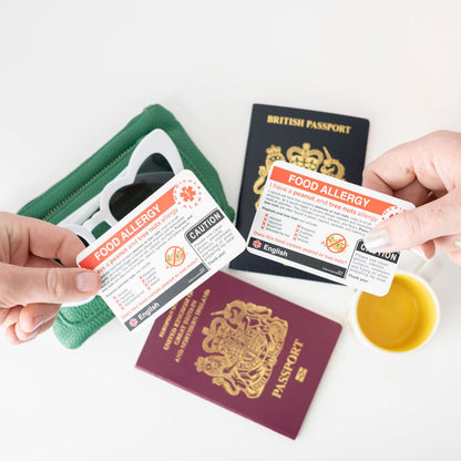 Peanut & Tree Nut Allergy Travel Card (Digital) - Translation in Korean