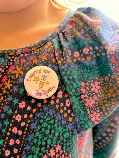 I have an allergy badge for children with food allergies at school and nursery